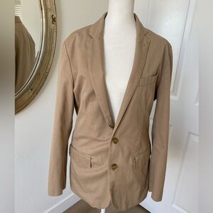 J. Crew men’s khaki blazer. Size S
